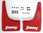 Flexible Mud Flap Splash Guard Set for your SUZUKI JIMNY GJ (rear axle) red version